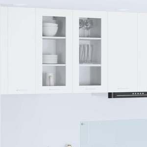Hängeschrank Weiß 2er Set 40x80 cm