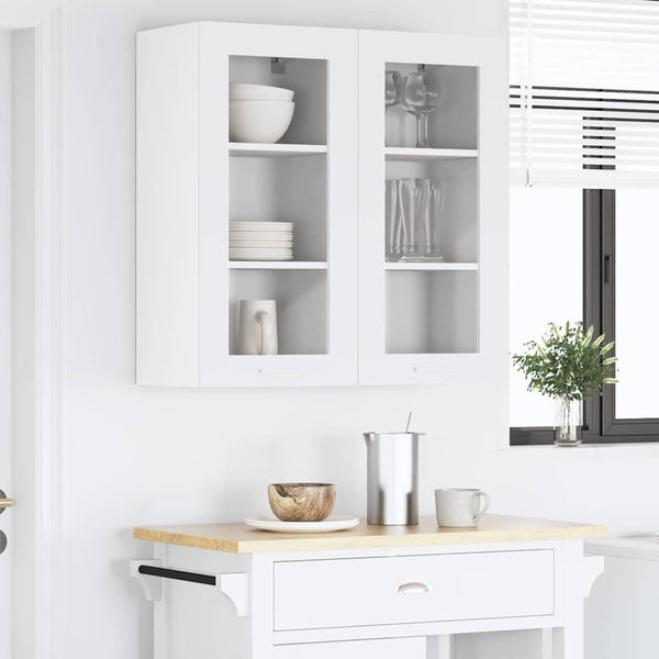 Hängeschrank Weiß 2er Set 40x80 cm