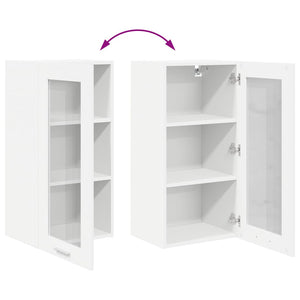 Hängeschrank Weiß 2er Set 40x80 cm