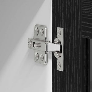 Hängeschrank Schwarz Eichen-Optik 40x80 cm