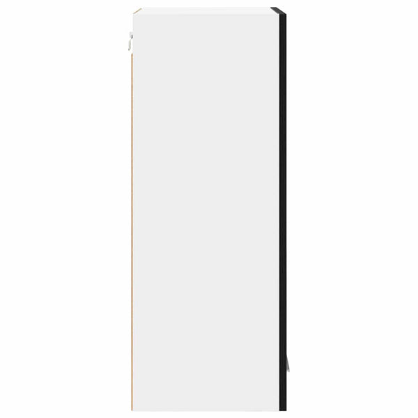 Hängeschrank Schwarz Eichen-Optik, 2er-Set