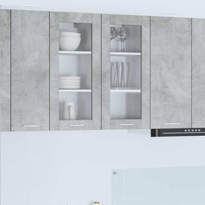 Hängeschrank Beton Grau 40x80 cm