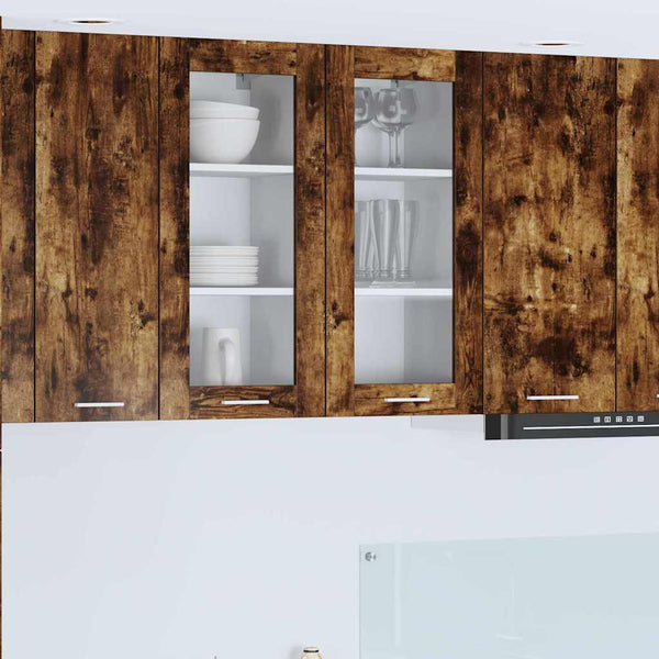 Hängeschrank Geräucherte Eiche 40x80 cm