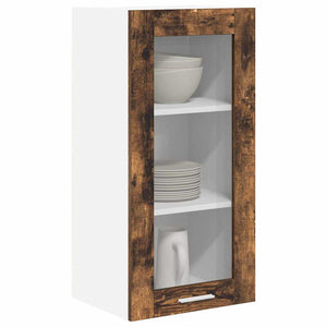 Hängeschrank Set, Geräucherte Eiche, 2er