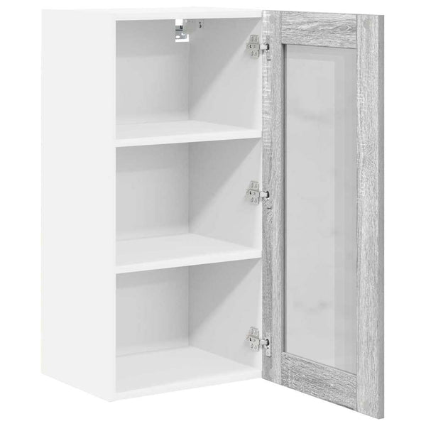 Hängeschrank 2er Set Grau Sonoma