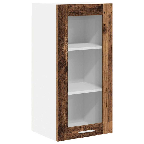 Hängeschrank 2er Set Altholz 40x31x80cm