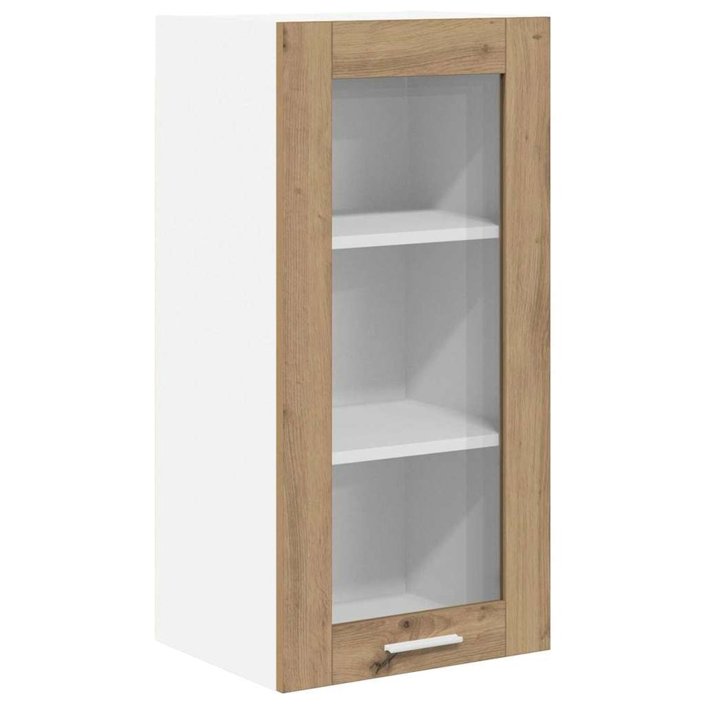 vidaXL Wall Cabinet Artisan Oak 40 x 31 x 80 cm Engineered Wood