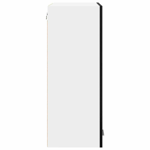 Hängeschrank Schwarz Eichen-Optik