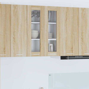 vidaXL Armoire murale avec porte Chêne Sonoma 60 x 31 x 80 cm Bois d'ingénierie