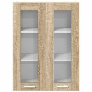vidaXL Armoire murale avec porte Chêne Sonoma 60 x 31 x 80 cm Bois d'ingénierie
