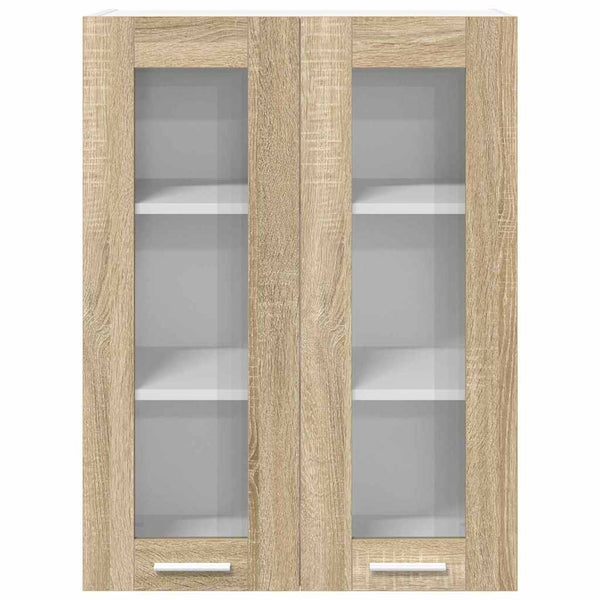 vidaXL Armoire murale avec porte Chêne Sonoma 60 x 31 x 80 cm Bois d'ingénierie