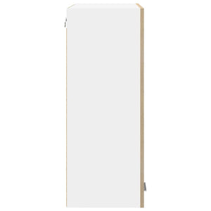 vidaXL Armoire murale avec porte Chêne Sonoma 60 x 31 x 80 cm Bois d'ingénierie