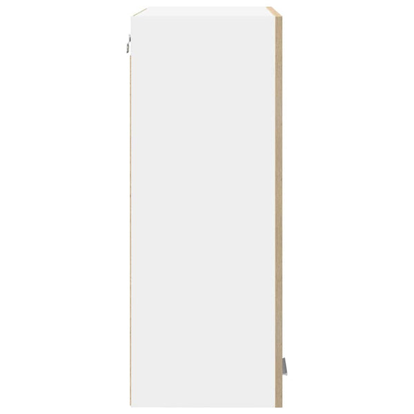 vidaXL Armoire murale avec porte Chêne Sonoma 60 x 31 x 80 cm Bois d'ingénierie