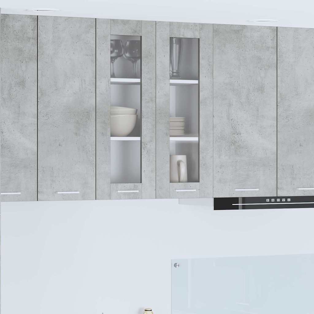 Hängeschrank Beton Grau 60x80 cm
