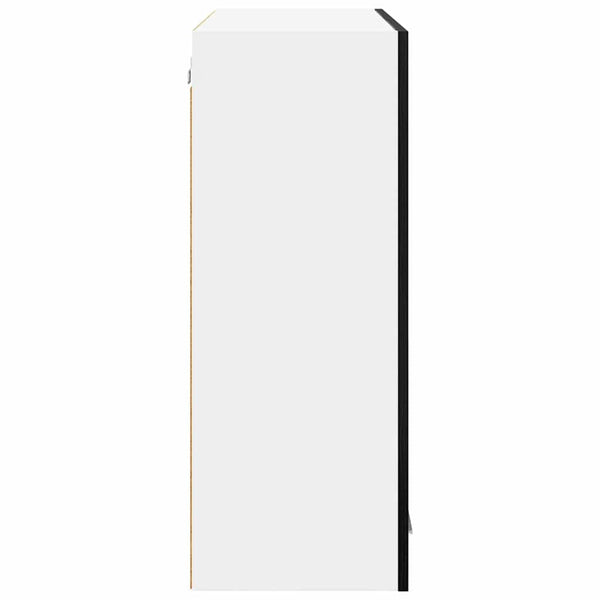 Hängeschrank Schwarz Eichen-Optik 80cm