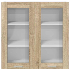 vidaXL Armoire murale avec porte chêne Sonoma 80 x 31 x 80 cm en bois d'ingénierie