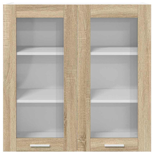 vidaXL Armoire murale avec porte chêne Sonoma 80 x 31 x 80 cm en bois d'ingénierie