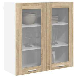 vidaXL Armoire murale avec porte chêne Sonoma 80 x 31 x 80 cm en bois d'ingénierie