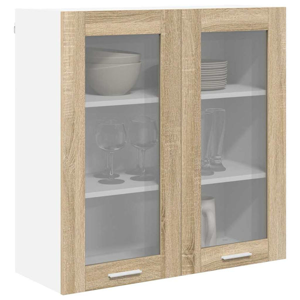 vidaXL Armoire murale avec porte chêne Sonoma 80 x 31 x 80 cm en bois d'ingénierie