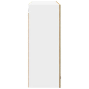 vidaXL Armoire murale avec porte chêne Sonoma 80 x 31 x 80 cm en bois d'ingénierie
