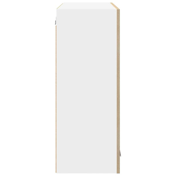 vidaXL Armoire murale avec porte chêne Sonoma 80 x 31 x 80 cm en bois d'ingénierie
