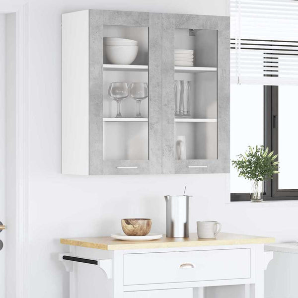 Hängeschrank Beton Grau 80x80 cm