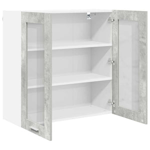 Hängeschrank Beton Grau 80x80 cm