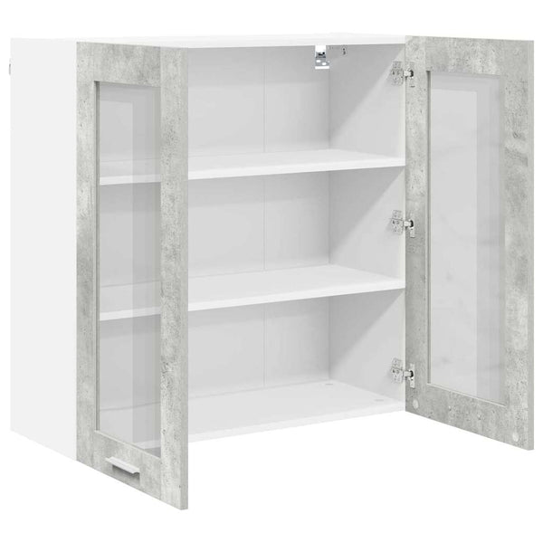 Hängeschrank Beton Grau 80x80 cm