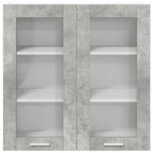 Hängeschrank Beton Grau 80x80 cm