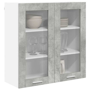 Hängeschrank Beton Grau 80x80 cm