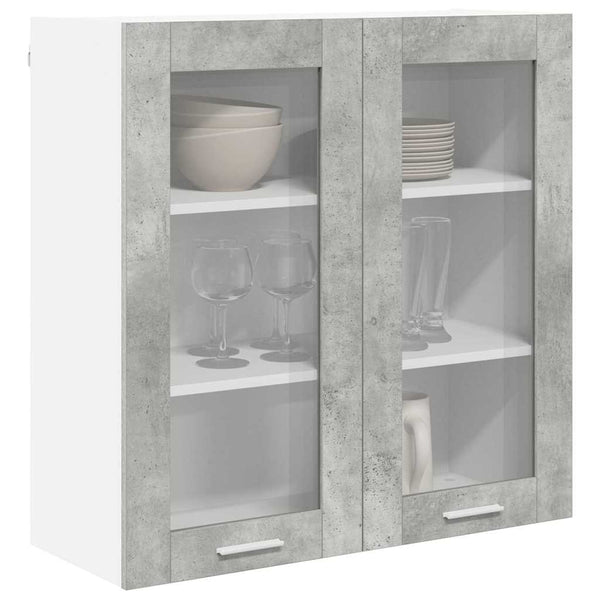 Hängeschrank Beton Grau 80x80 cm