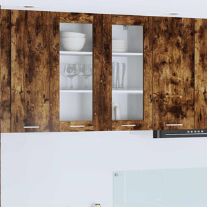 Hängeschrank Geräucherte Eiche 80 cm