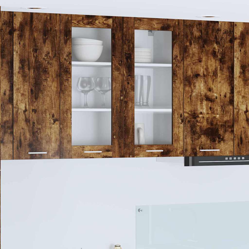 Hängeschrank Geräucherte Eiche 80 cm