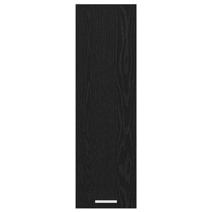 Hängeschrank Schwarz Eichenoptik 30x100 cm