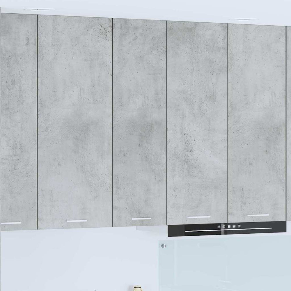 Hängeschrank Beton Grau 30x100 cm