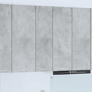 Hängeschrank Beton Grau 30x100 cm