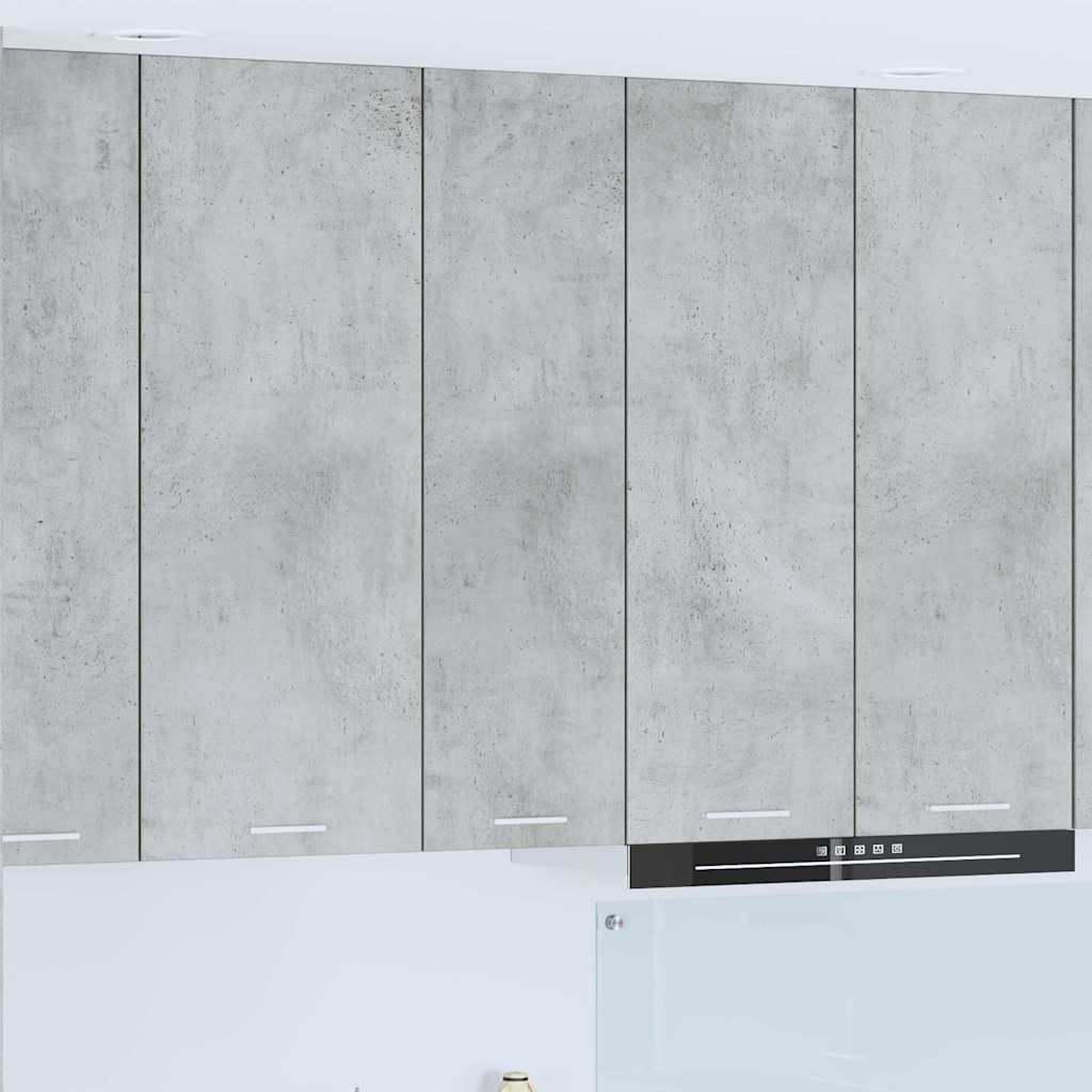 Hängeschrank Beton Grau 30x100 cm