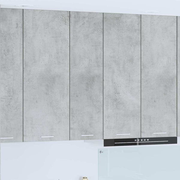 Hängeschrank Beton Grau 30x100 cm