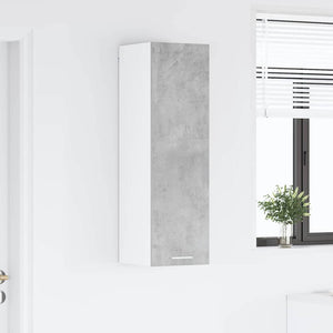 Hängeschrank Beton Grau 30x100 cm