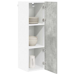 Hängeschrank Beton Grau 30x100 cm