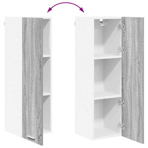 Hängeschrank Grau Sonoma 30x31x100cm