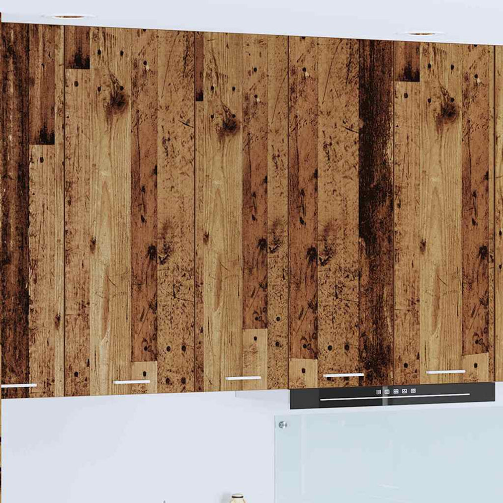 vidaXL Wall Cabinet with Door Reclaimed Wood 30 x 31 x 100 cm Engineered Wood