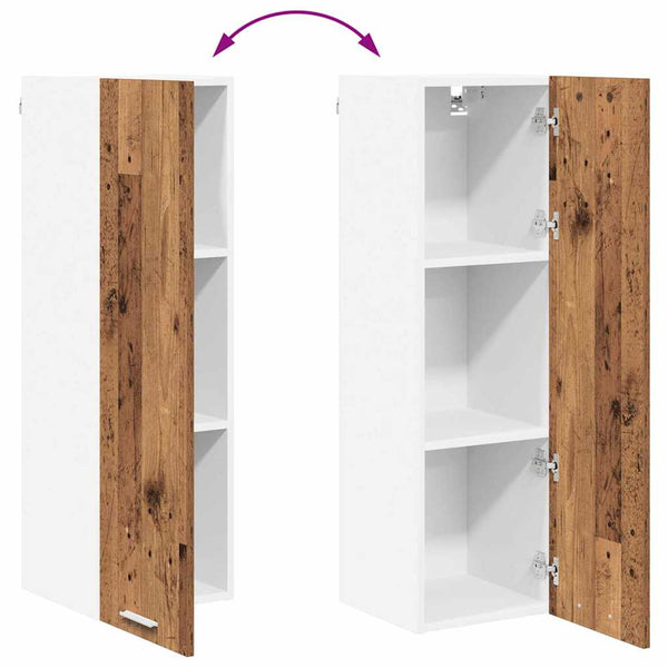 Hängeschrank Altholz 30x31x100 cm