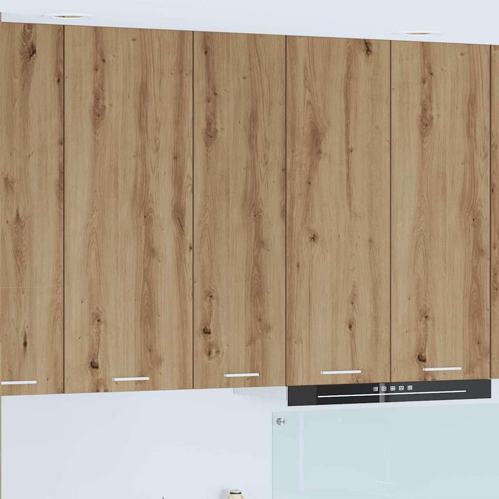 vidaXL Wall Cabinet Artisan Oak 30 x 31 x 100 cm Engineered Wood