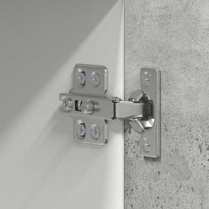 Hängeschrank Betongrau/Weiß 50x31x100cm