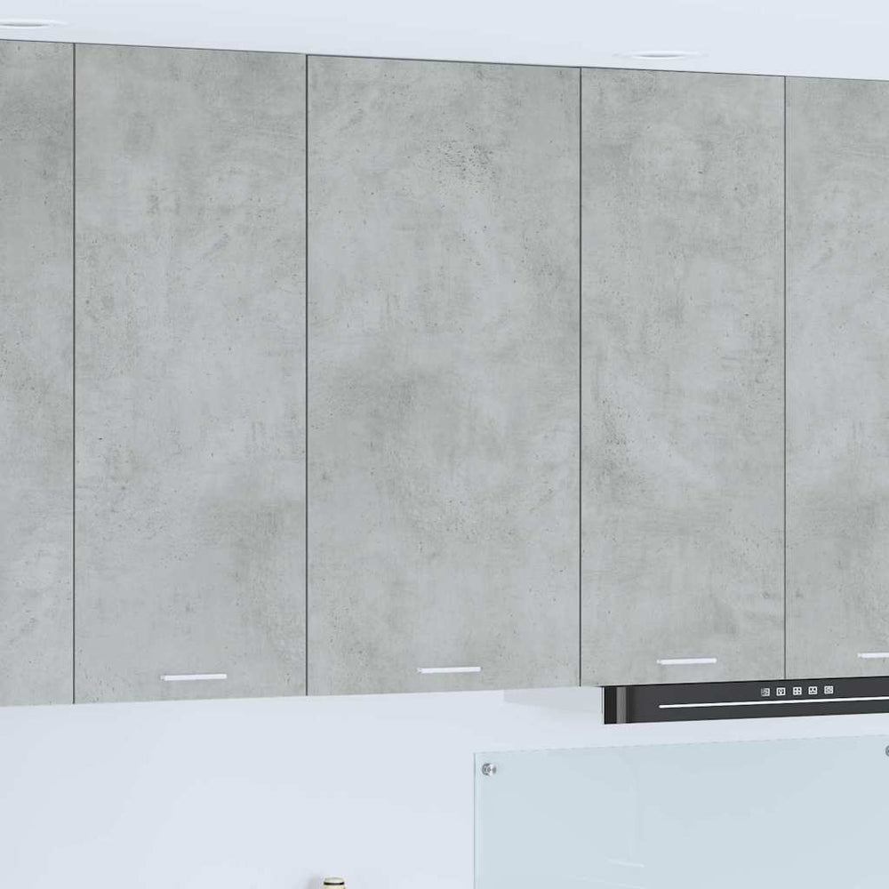 Hängeschrank Betongrau/Weiß 50x31x100cm