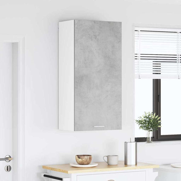 Hängeschrank Betongrau/Weiß 50x31x100cm
