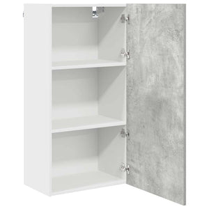 Hängeschrank Betongrau/Weiß 50x31x100cm