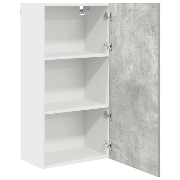 Hängeschrank Betongrau/Weiß 50x31x100cm
