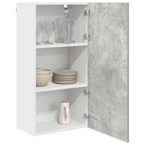 Hängeschrank Betongrau/Weiß 50x31x100cm